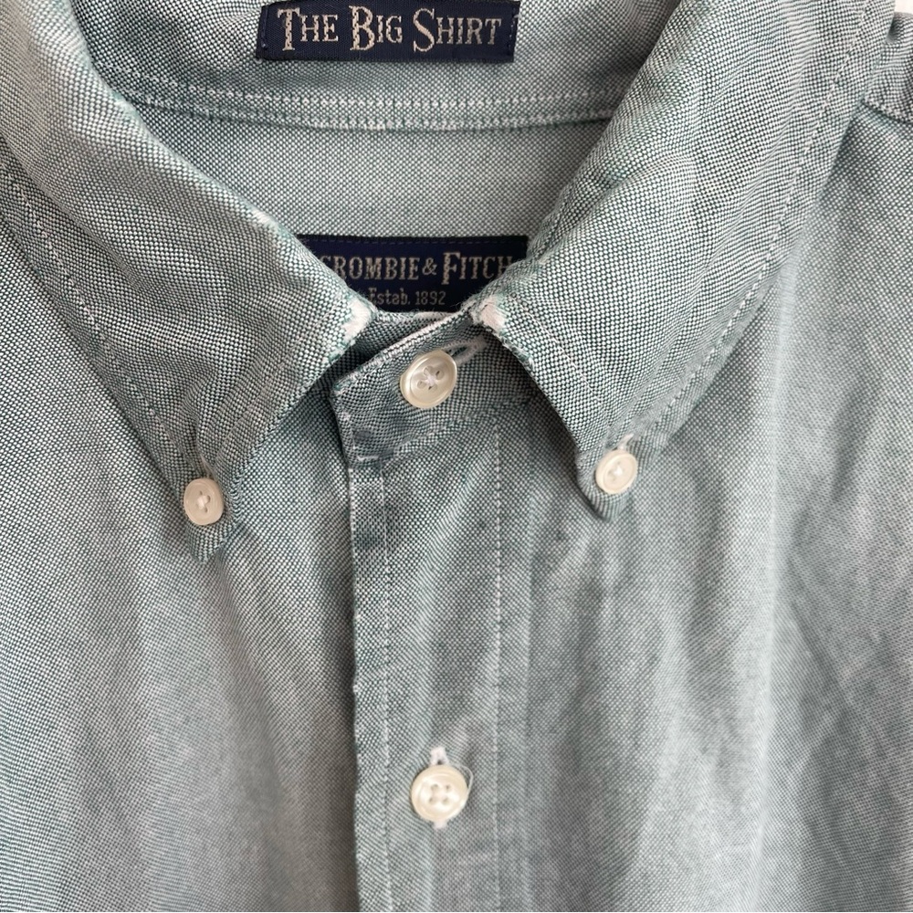 Abercrombie & Fitch The Big Shirt Country Clothes Button Down Shirt Vintage - Picture 3 of 5